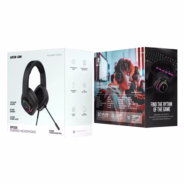 هدفون گیمینگ گرین لاین مدل GP32X - Image 2